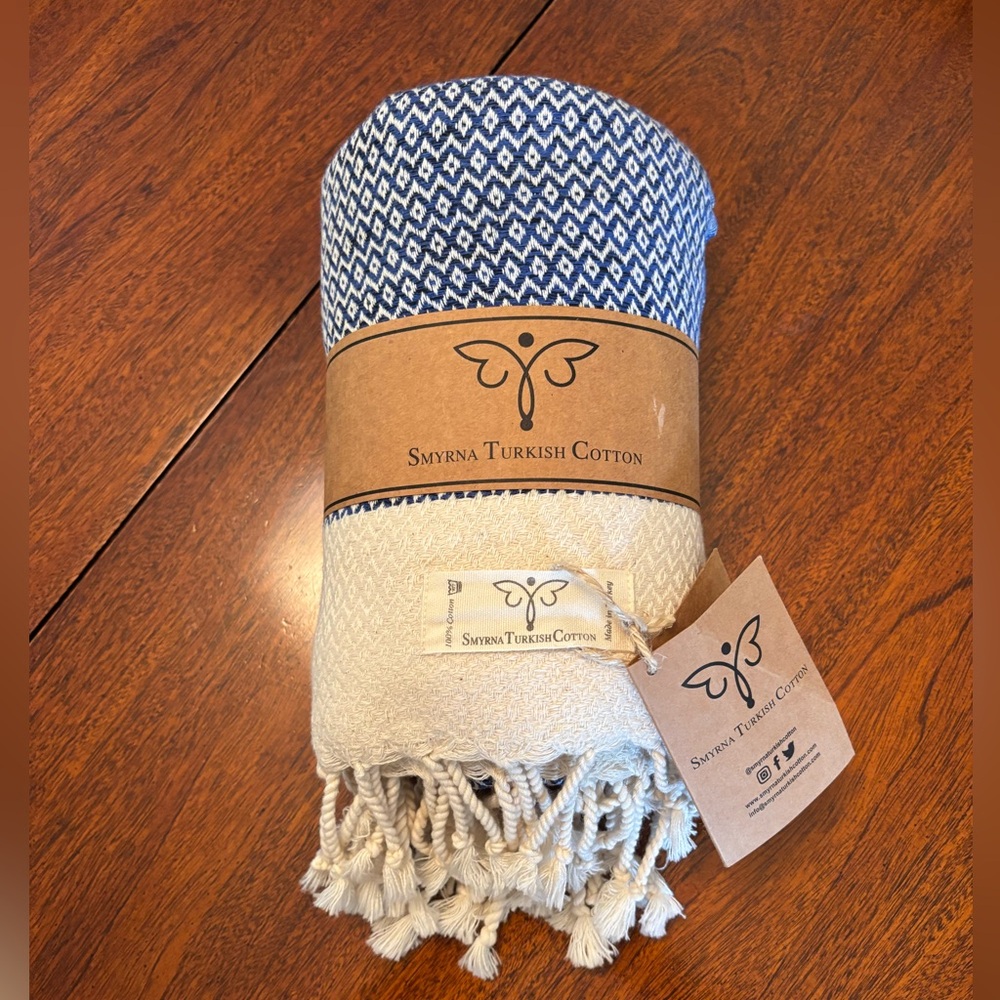Turkish Towel cotton 37” x 71”
